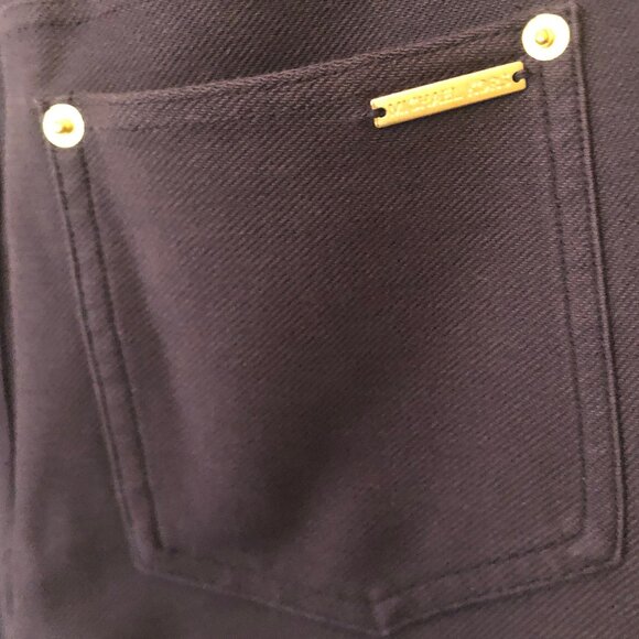 MICHAEL Michael Kors navy pull-on leggings sz L - Picture 7 of 9